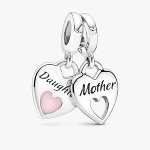Pandora Mother Daughter Heart Charm